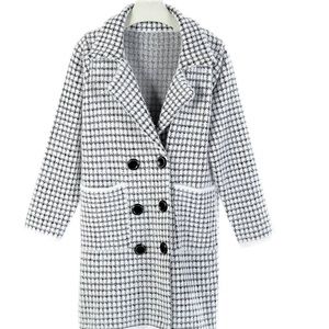 POSH LIVE LISTING EUROPEAN DESIGNER STYLE COCO BUTTON LONG JACKET